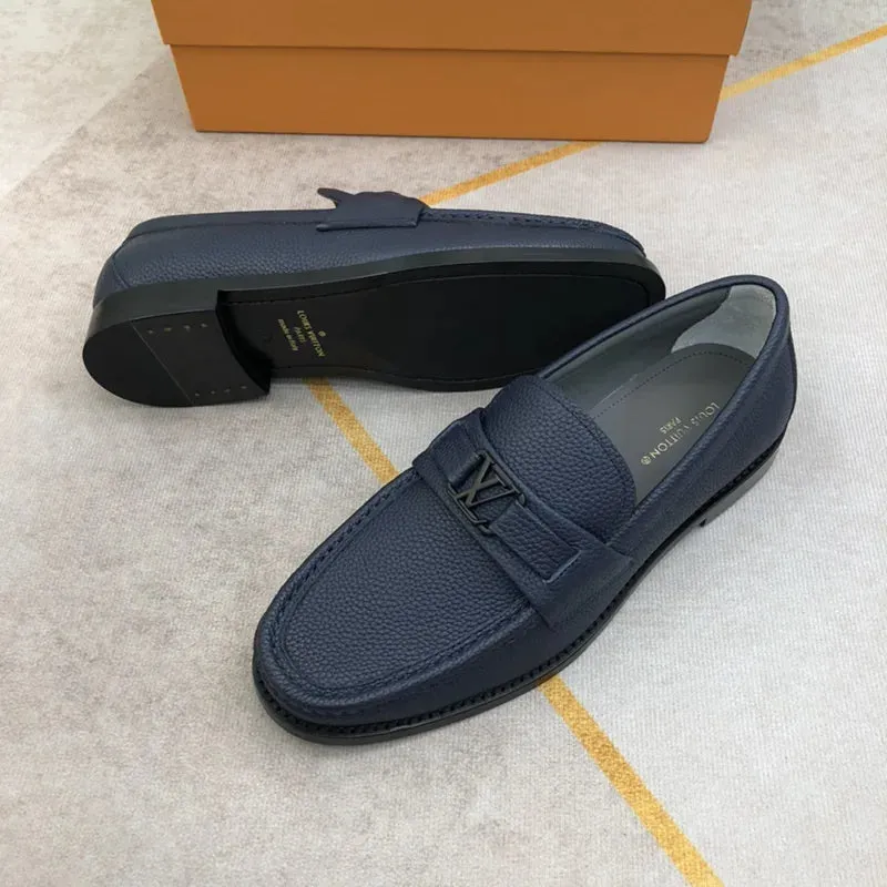 L V MAJOR LOAFER - BLUE
