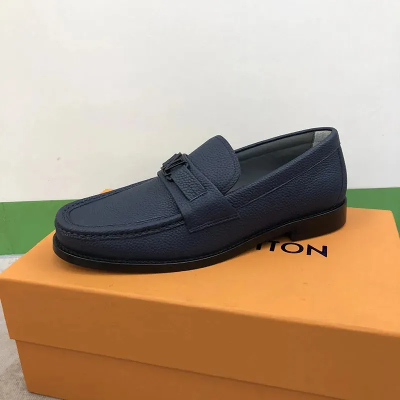 L V MAJOR LOAFER - BLUE