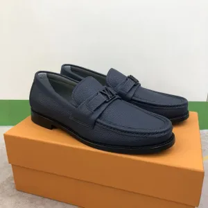 L V MAJOR LOAFER - BLUE