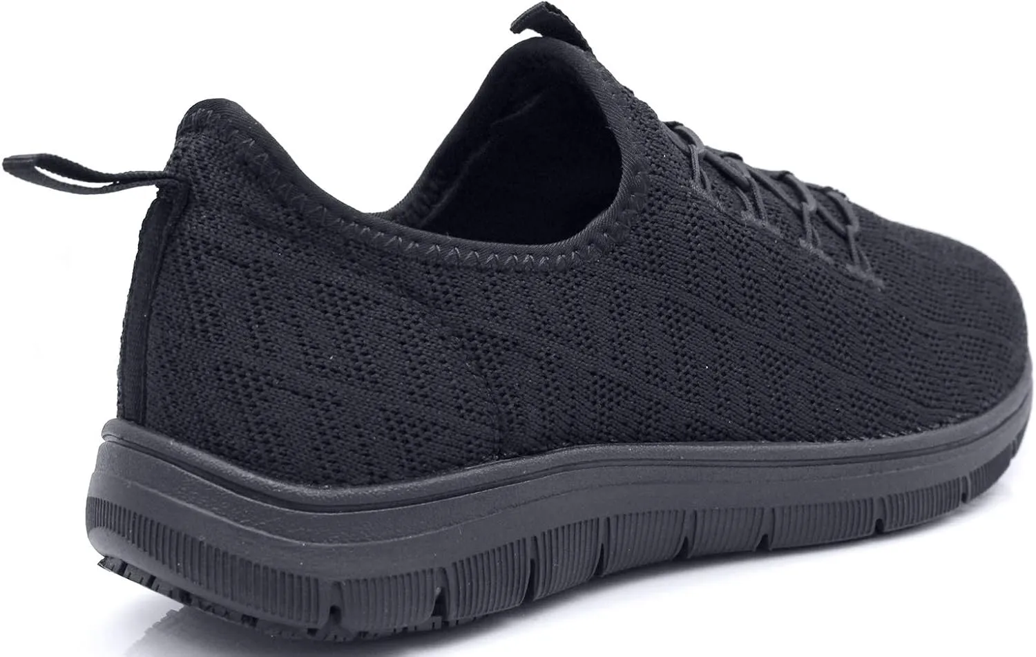 Laforst Jewel 3155 Womens Synthetic Mesh Upper Lace Up Slip Resistant Server Waitress Slip On Sneaker Free Socks