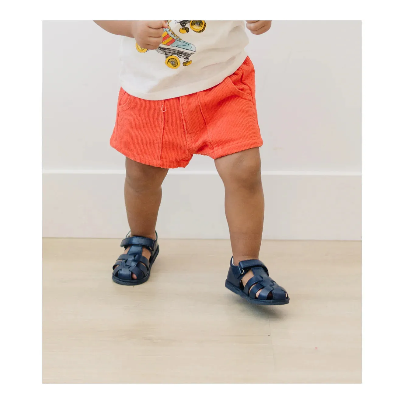 L'Amour Shoes Mack Leather Fisherman Sandal (Baby)