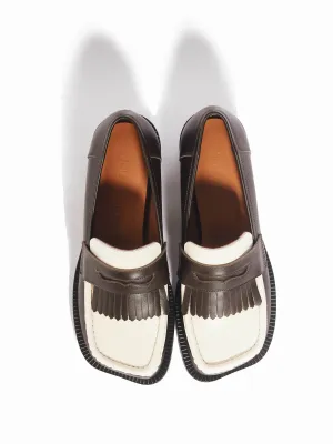 Leo Square-Toed Loafers_Chocolate