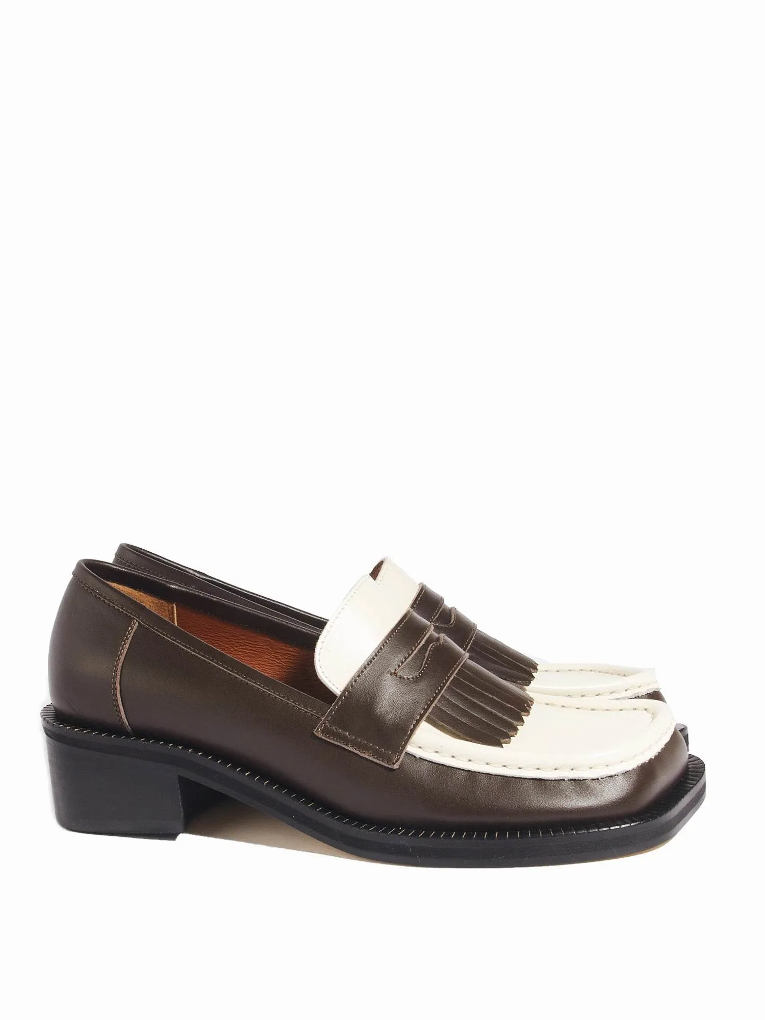 Leo Square-Toed Loafers_Chocolate