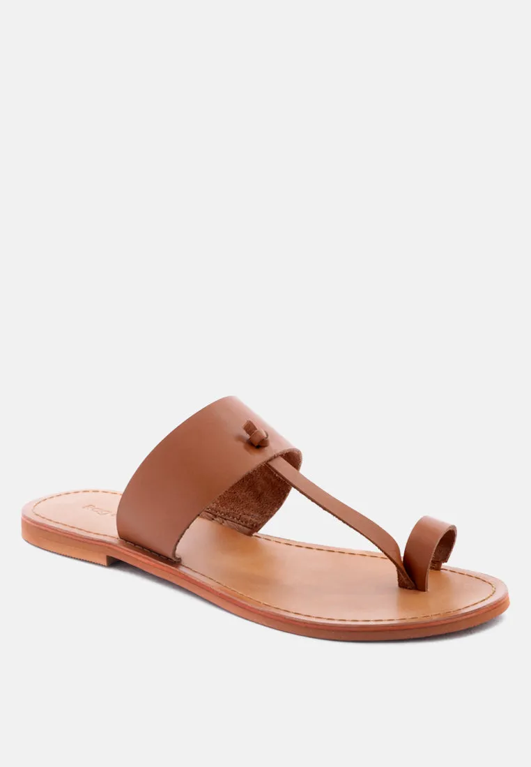 Leona Thong Flat Sandals By Ruw