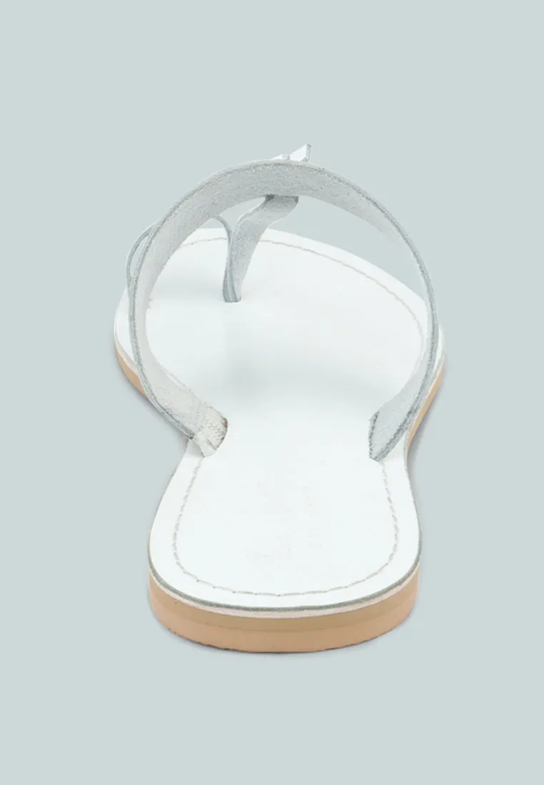 Leona Thong Flat Sandals By Ruw