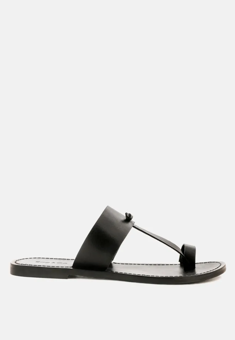 Leona Thong Flat Sandals By Ruw