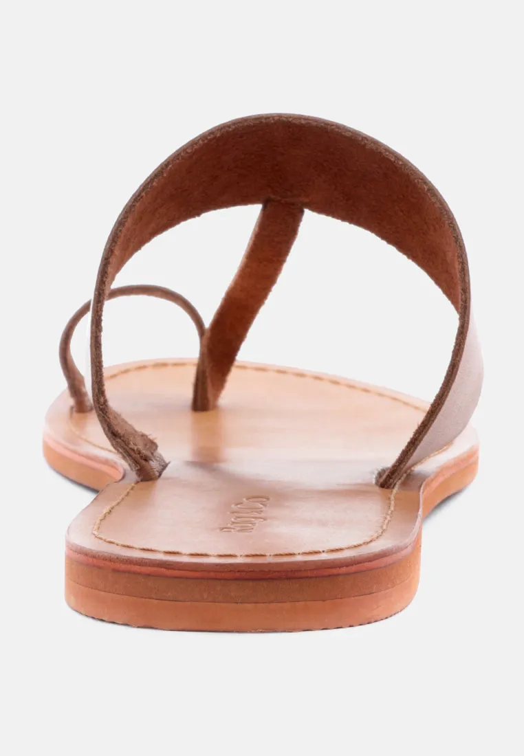 Leona Thong Flat Sandals By Ruw