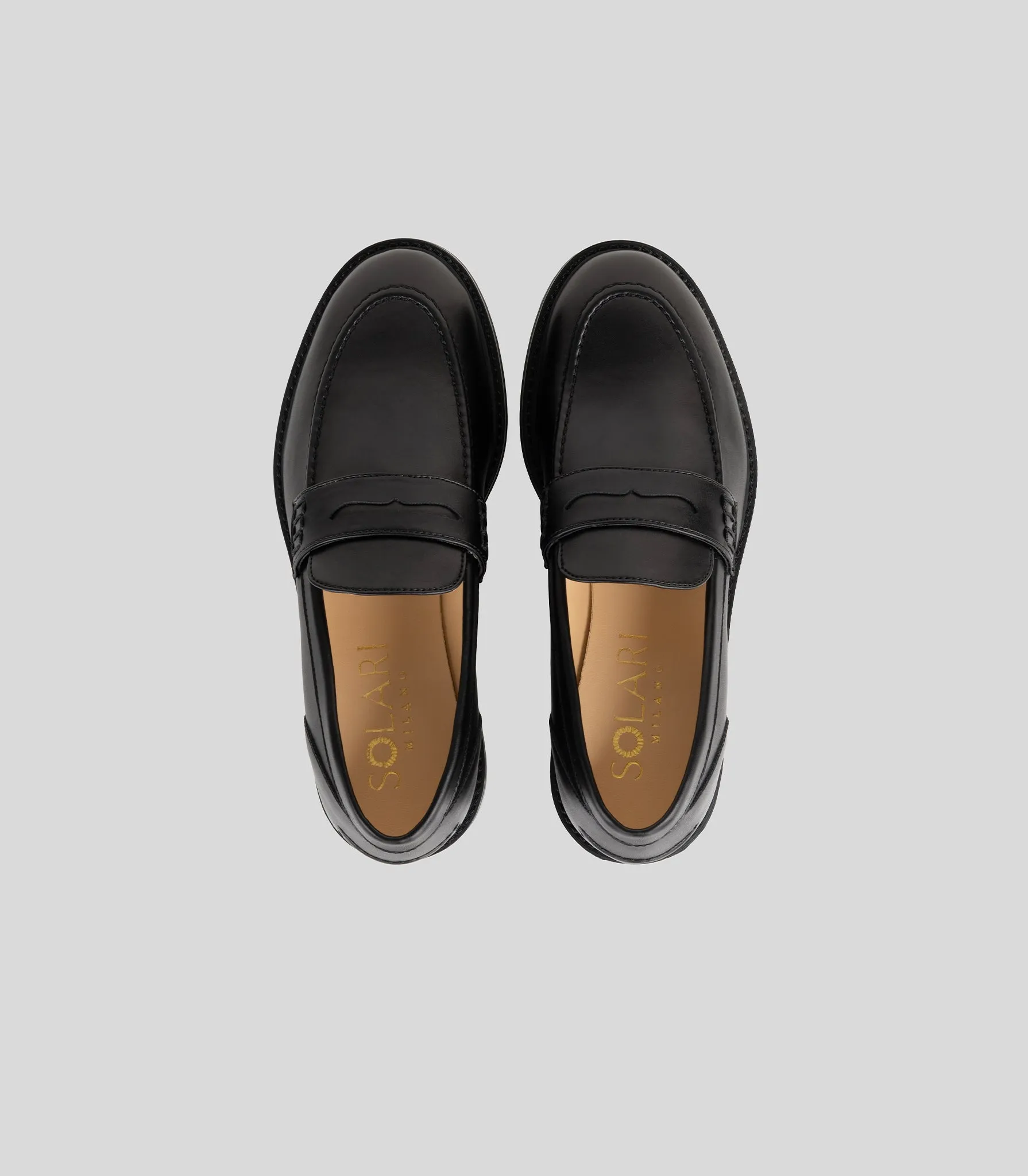 Loafer in Black from Solari Milano