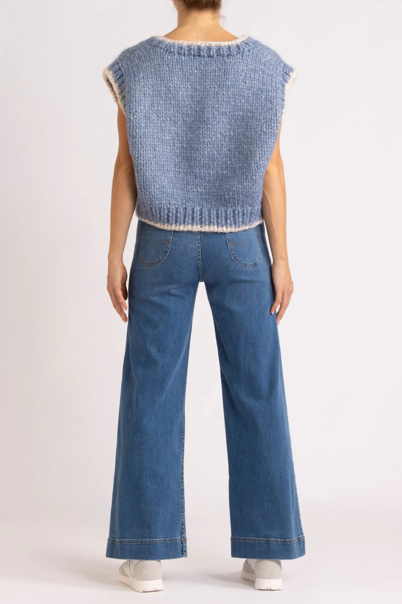 London Chunky Knit Vest