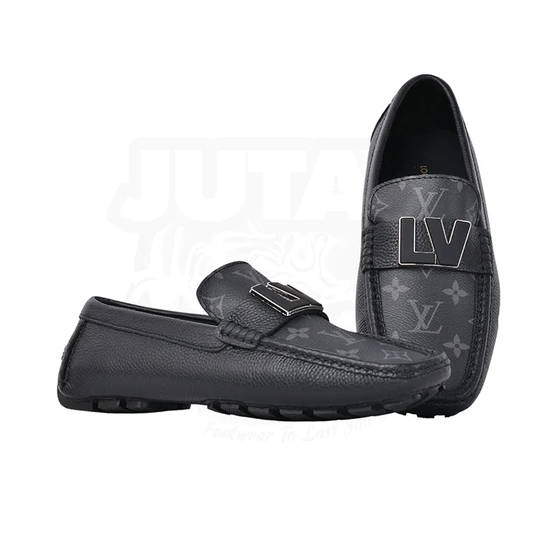 LOUI LEATHER LOAFER - BLACK (AA606)