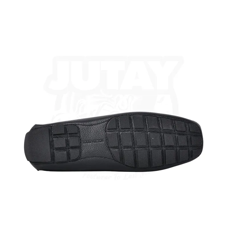 LOUI LEATHER LOAFER - BLACK (AA606)