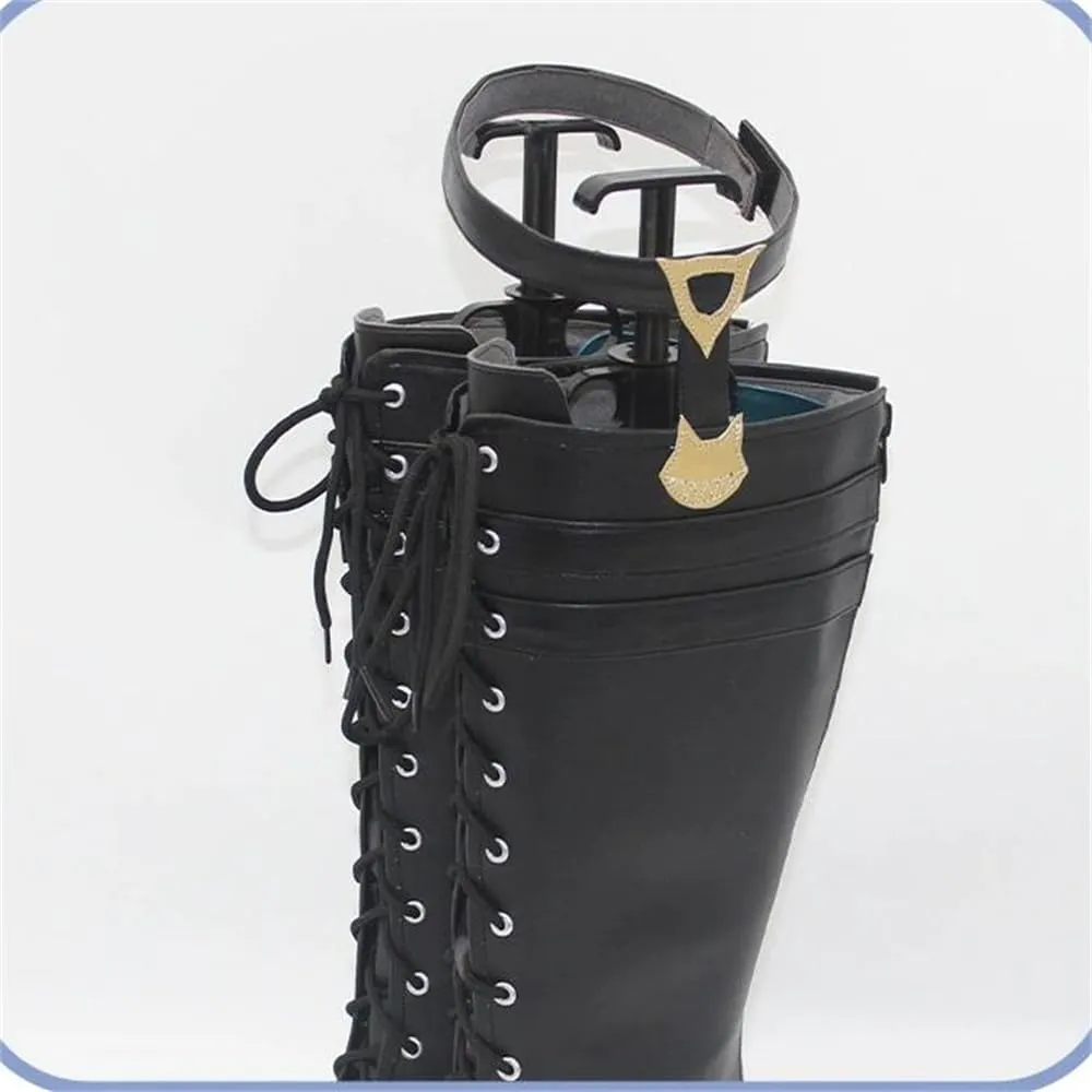 Lyney Genshin Impact Boots Cosplay Shoes Custom Made Props Anime Halloween W3420