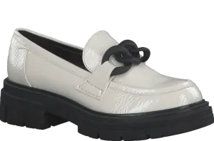 Marco Tozzi Ladies  Slip On Chunky Loafer Shoe 24705 29 417