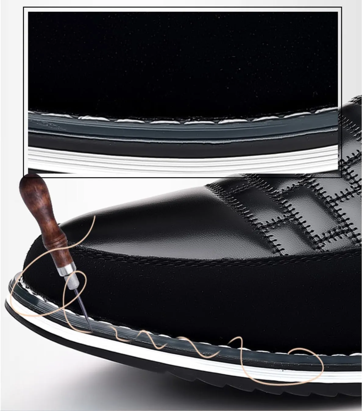 Men's Casual Shoes, Loafers & Slip-Ons Fashion Business Luxury Dress Office Loafers Flat Men's Sneakers