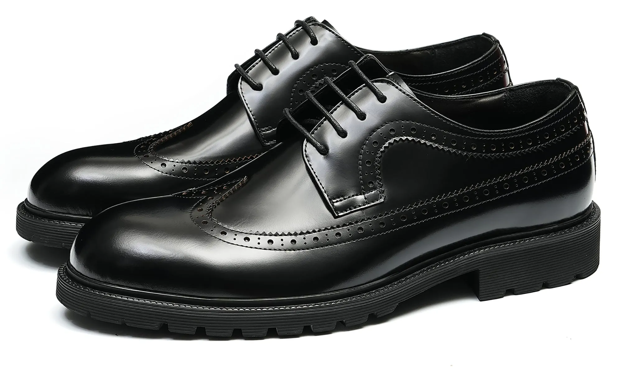 Men's Dress Formal Longwing Brogues Derby