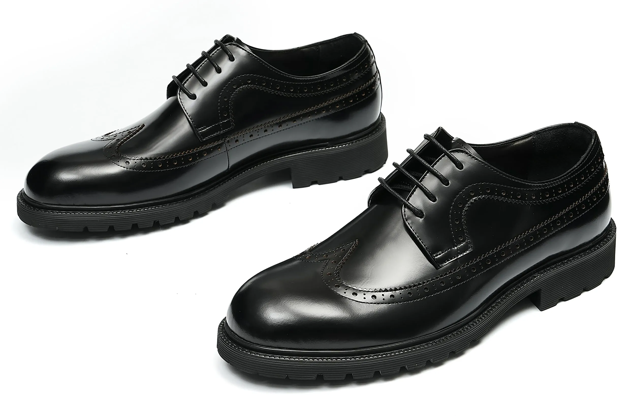 Men's Dress Formal Longwing Brogues Derby