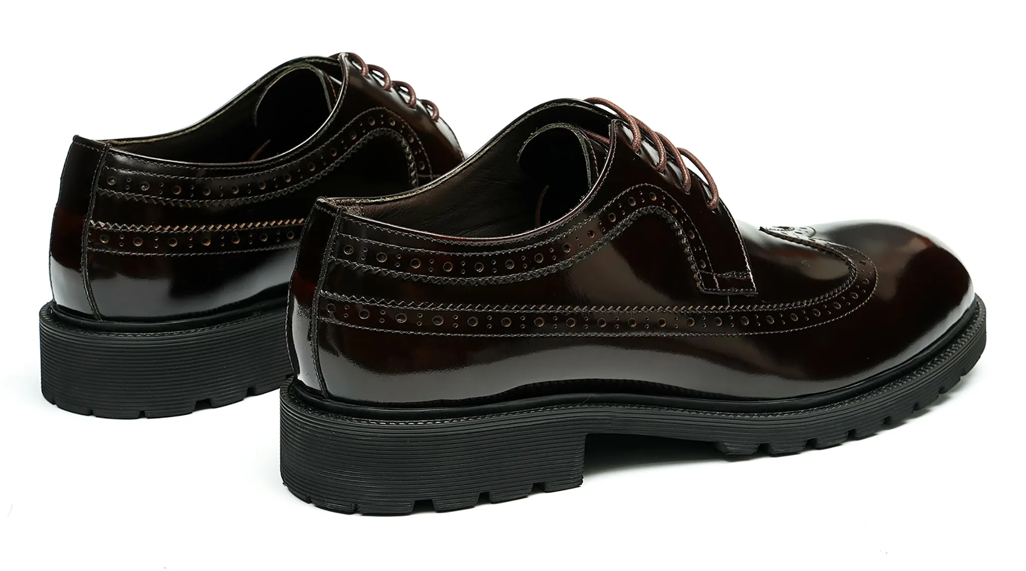 Men's Dress Formal Longwing Brogues Derby