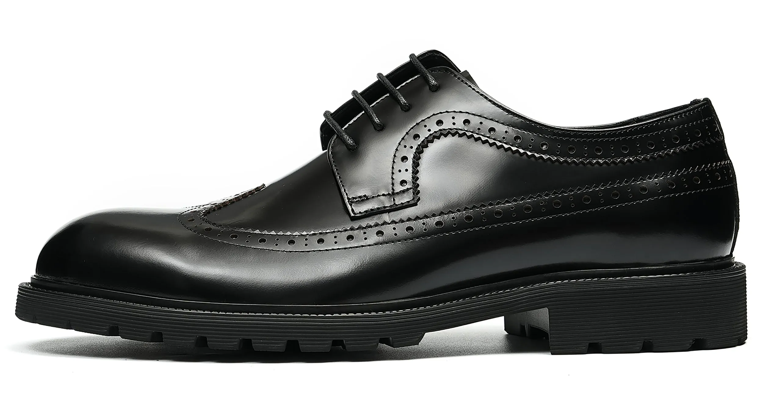 Men's Dress Formal Longwing Brogues Derby