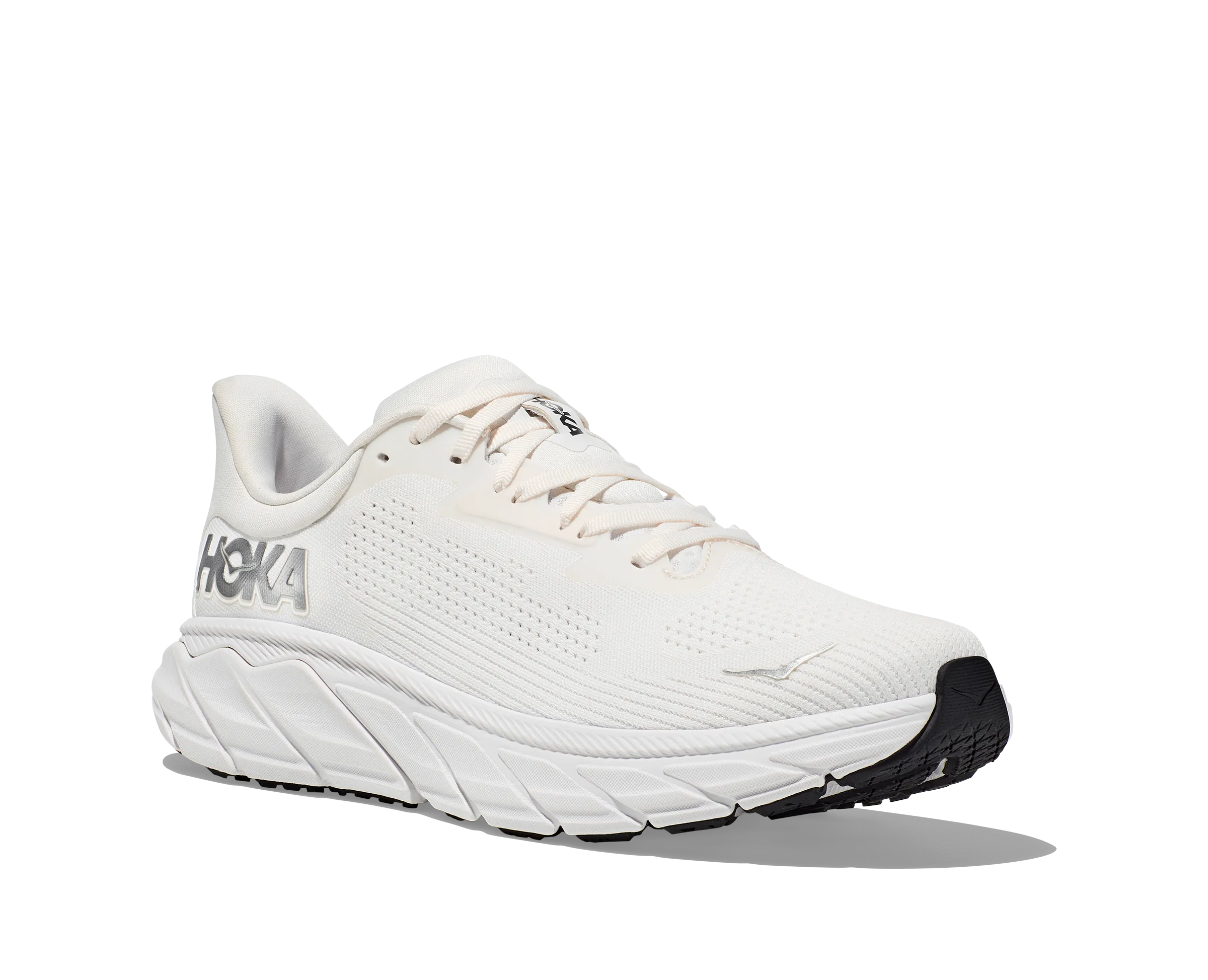 Men's HOKA Arahi 7 Running Shoe in Blanc De Blanc | Steel Wool