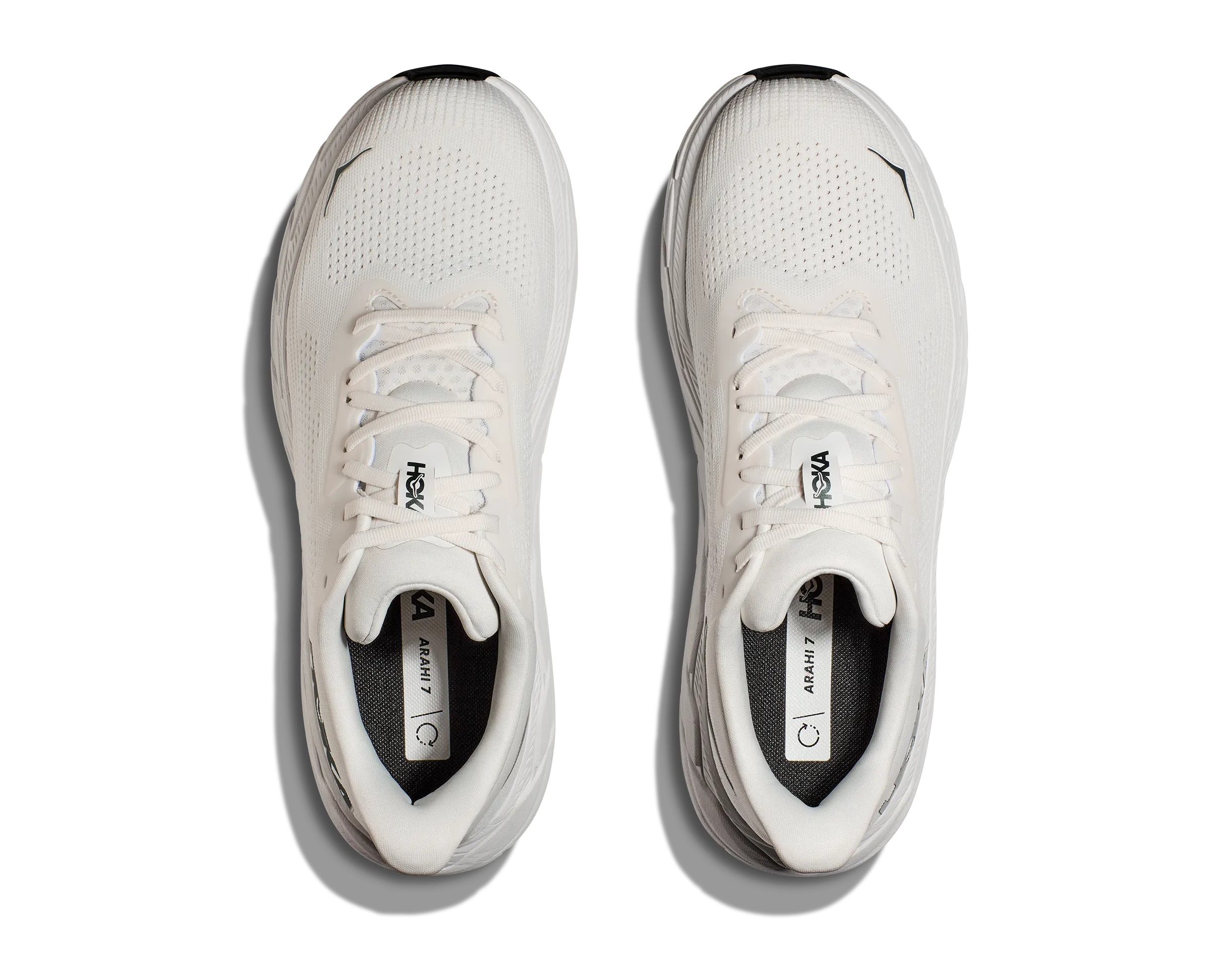 Men's HOKA Arahi 7 Running Shoe in Blanc De Blanc | Steel Wool
