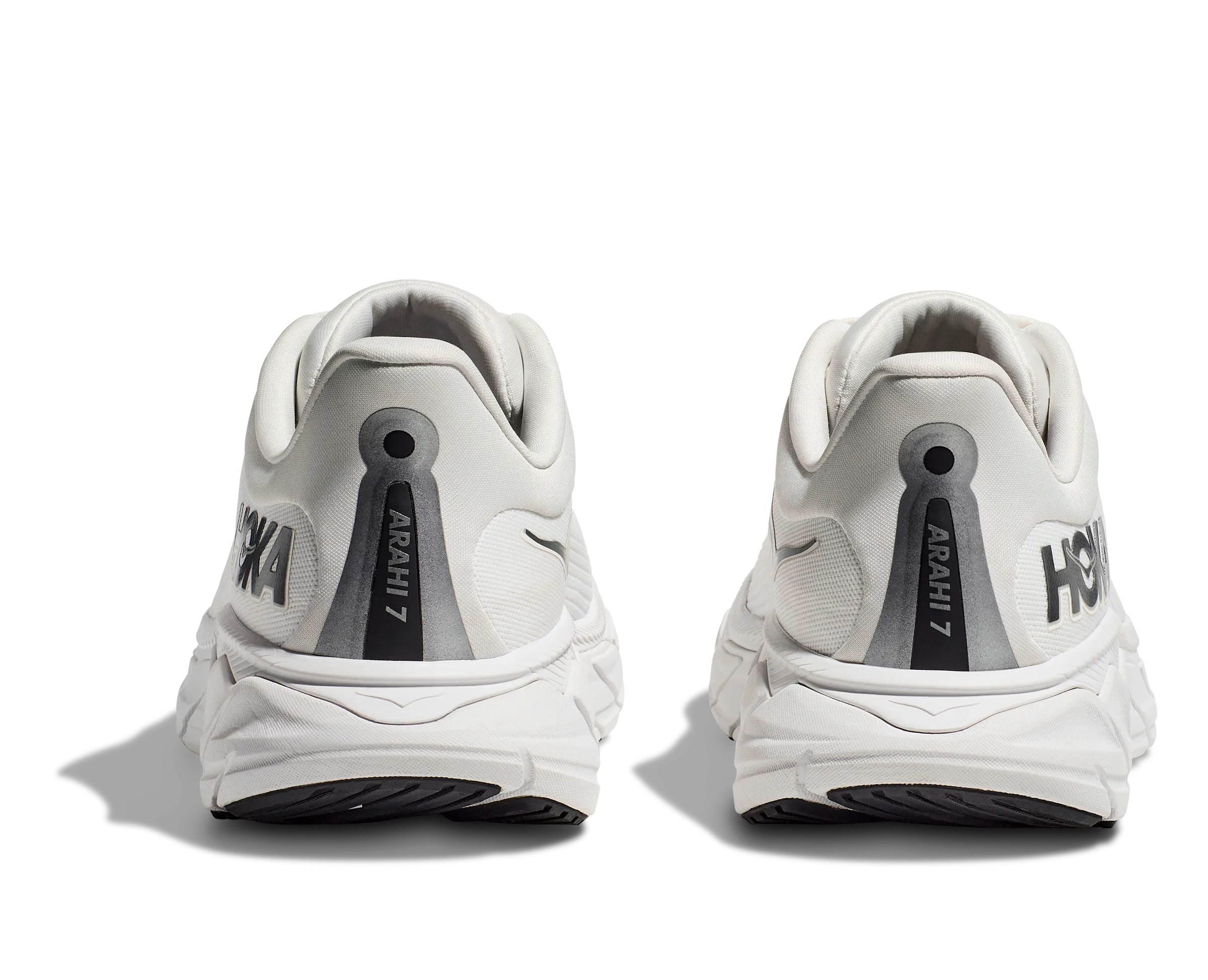 Men's HOKA Arahi 7 Running Shoe in Blanc De Blanc | Steel Wool