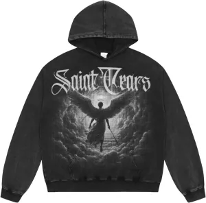 Men's Jesus Disciple Print - Sundays Off Edition Hoodies Casual Oversized Vintage Sweatshirts Khaki