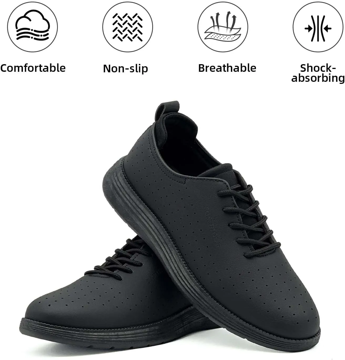 Men's Oxfords Shoes Dress Shoes Classic Business Casual Shoes, Dress Sneakers Formal Lace Up Derby Sneakers for Men