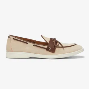 Men's Sandstone Suede Barca Yacht Loafer From Del Toro Shoes