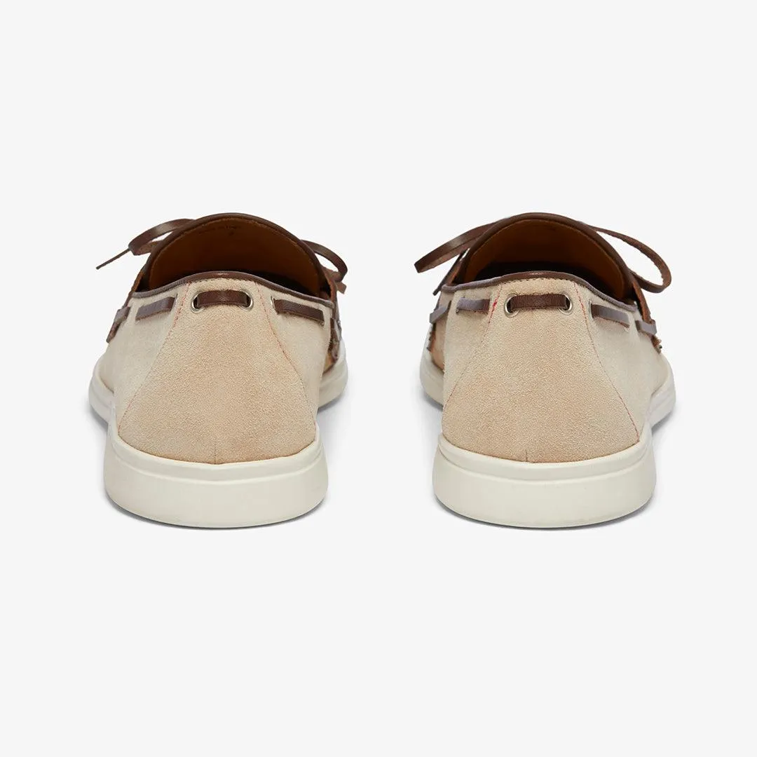 Men's Sandstone Suede Barca Yacht Loafer From Del Toro Shoes