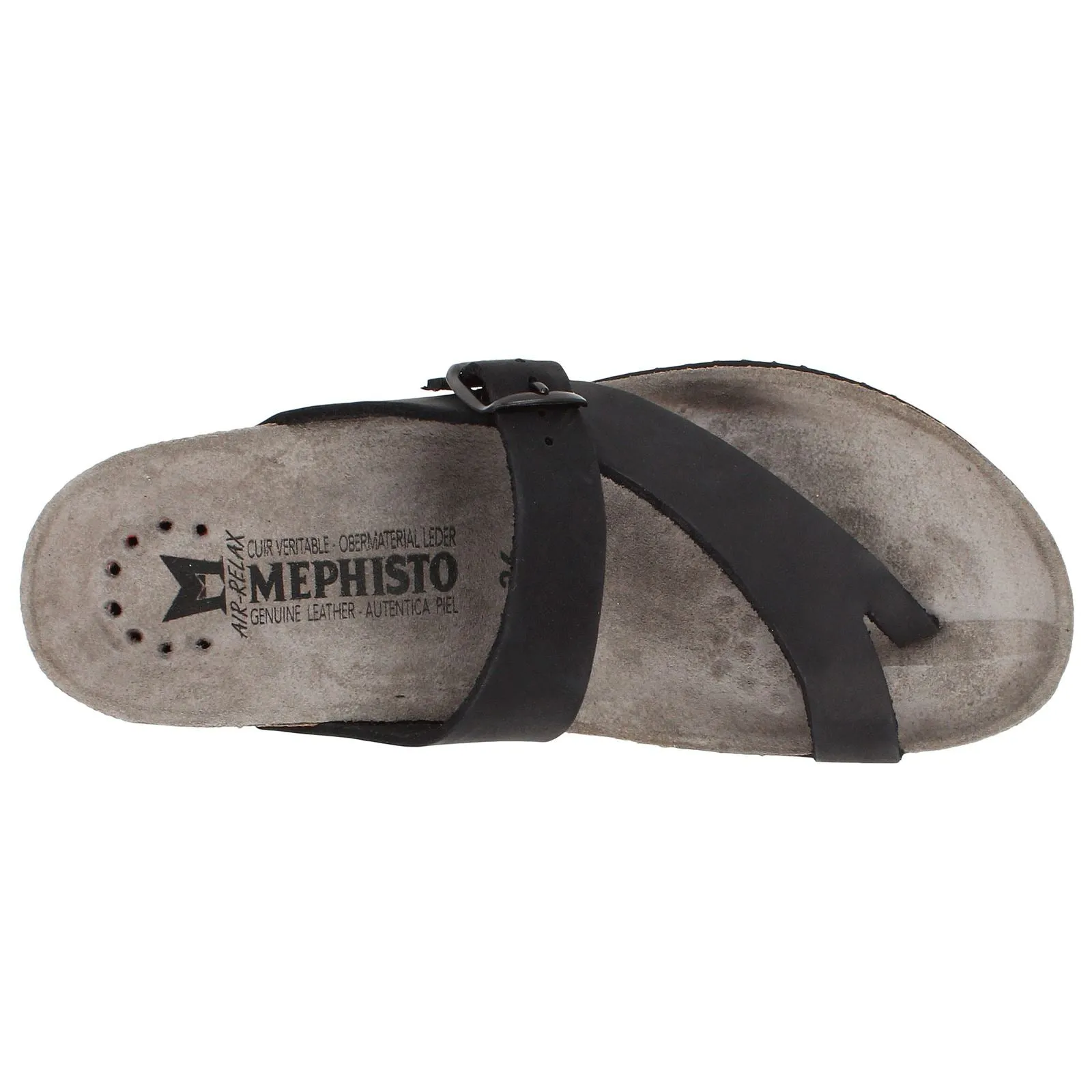 Mephisto Helen Leather Women's Hook and Loop Sandals - UK 7.5 - US 10 Women - EU 40