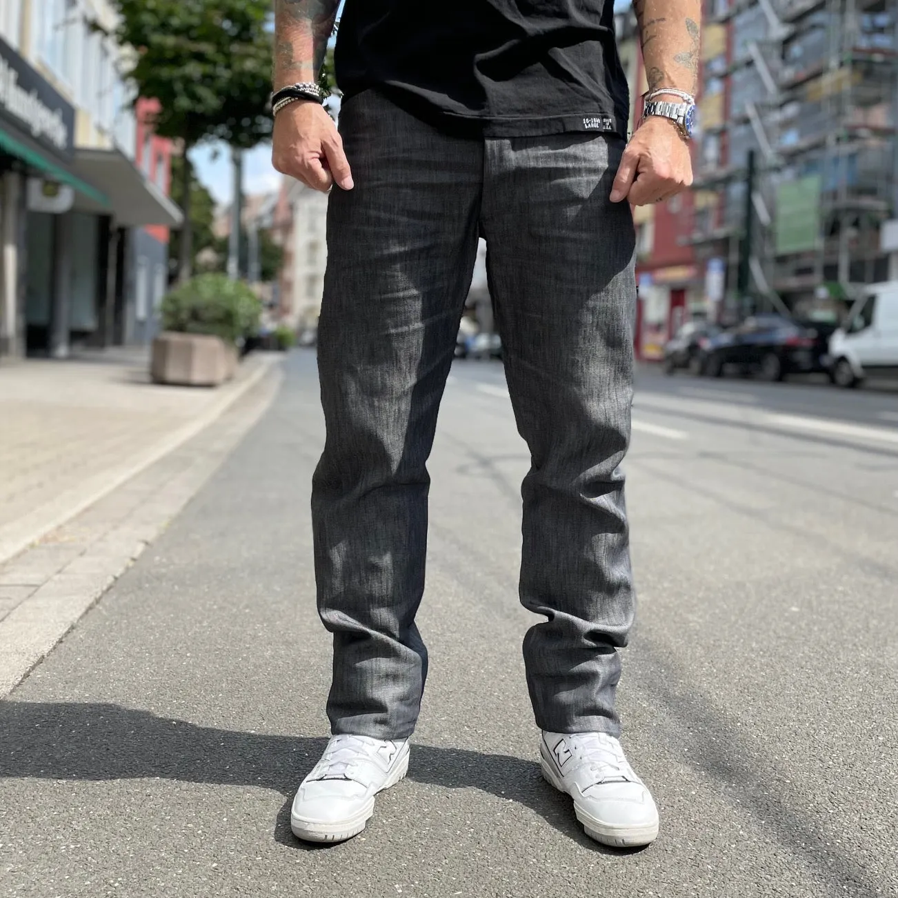 mister freedom | "nouvelle vague" slacks - charcoal grey