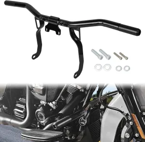 Motorcycle Engine Guard Front Highway Crash Bar Compatible With For 2014-2024 Touring Street Glide Road Glide Road King Electra Glide Ultra Limited Flat Out Bar Bumper Protector