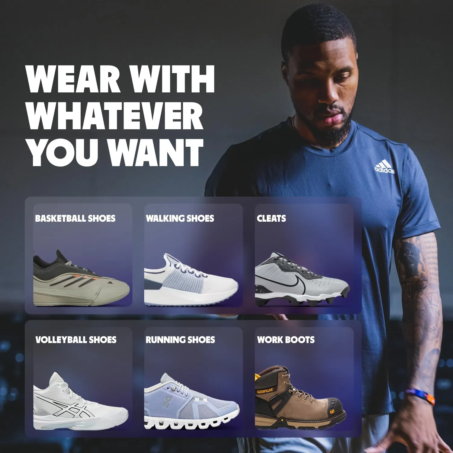 MOVE Game Day - All-Purpose Support Insoles - Plantar Fasciitis, Running, Shock Absorption, Flat Feet, Arch Support, Basketball, Active Lifestyle, Walking and Athletics (M 10-10.5 / WM 11.5-12)