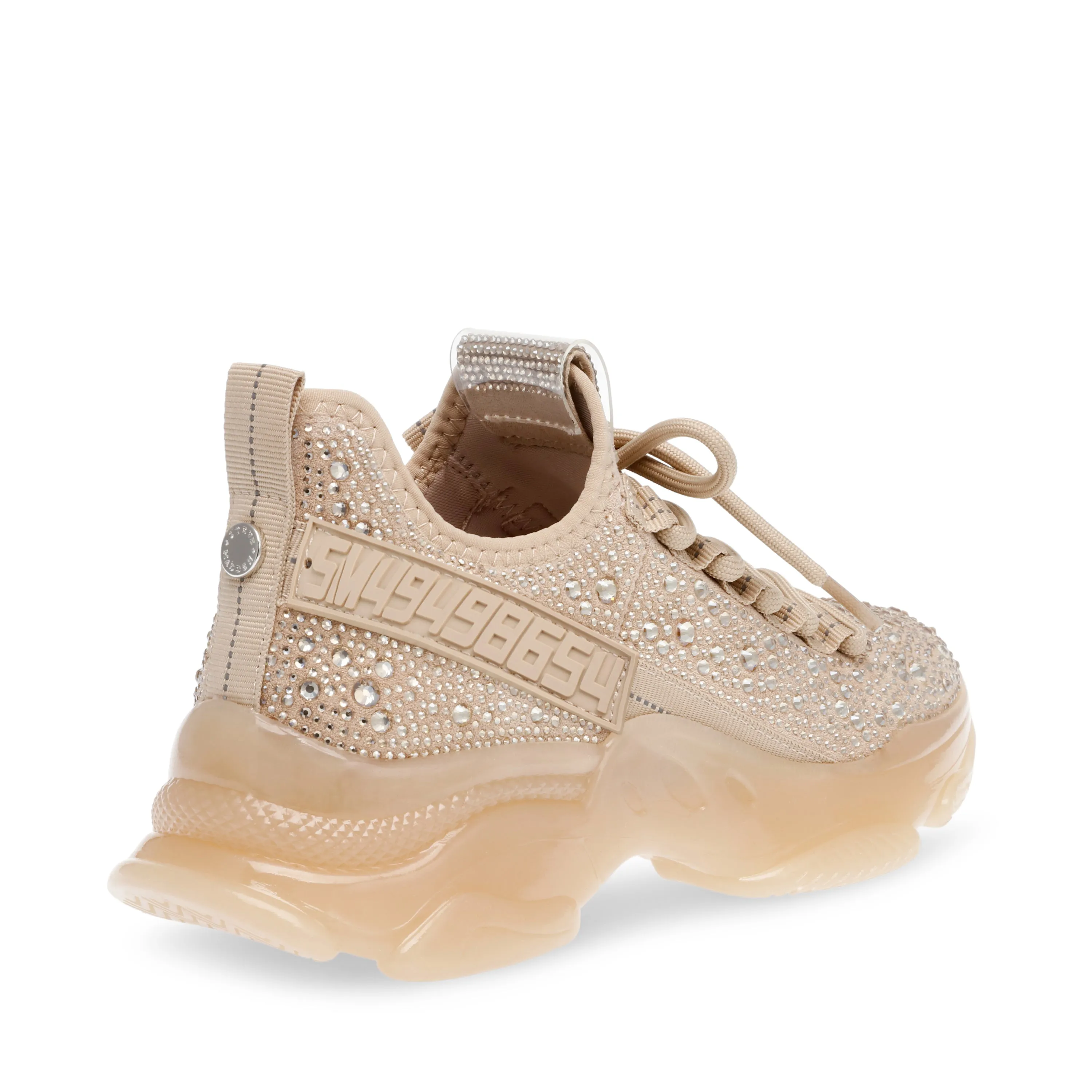 Multi Top Steve Maxima Lace Up Sneakers Madden Rhinestone Blush Mid Quick shipping Excellent reviews Boyfriend
