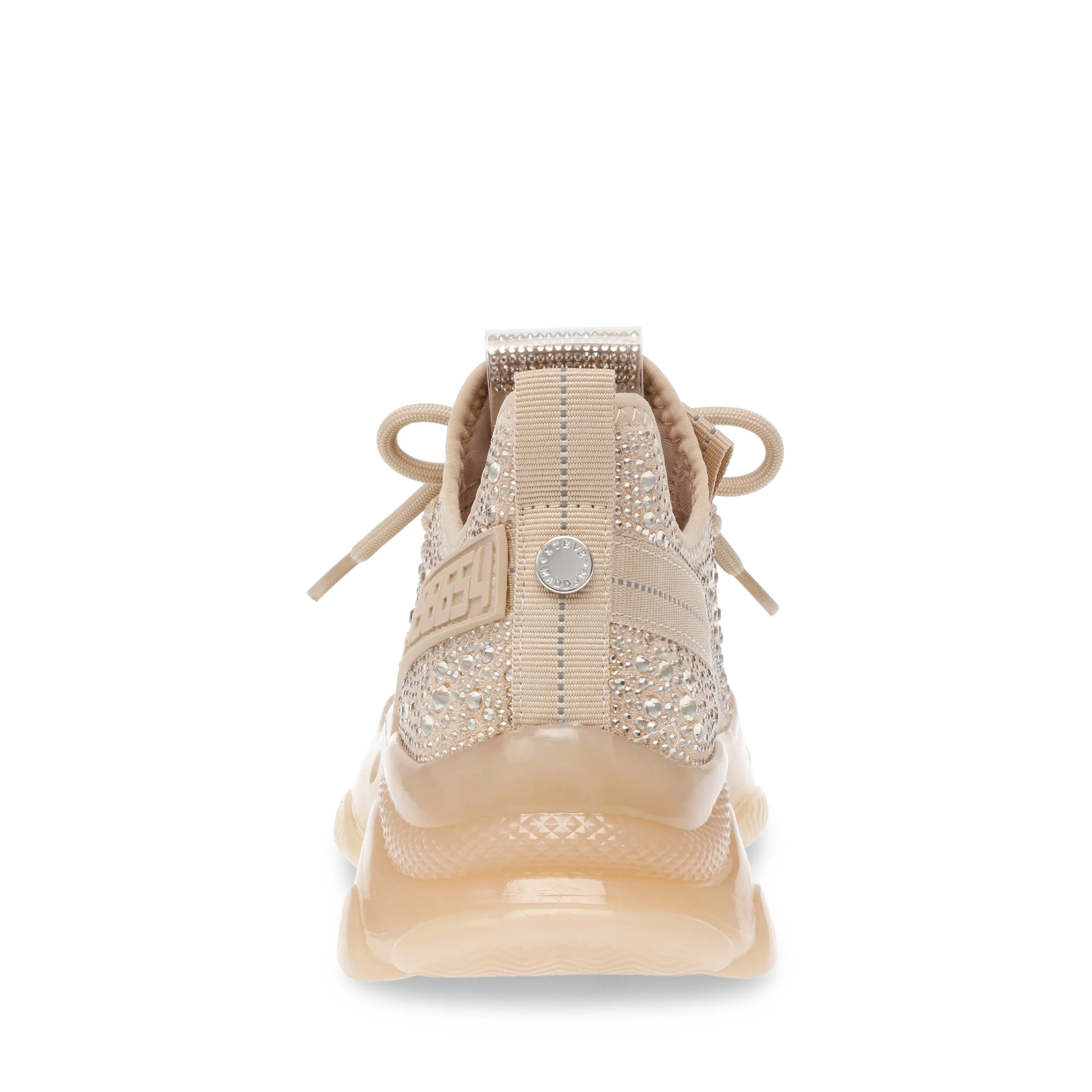 Multi Top Steve Maxima Lace Up Sneakers Madden Rhinestone Blush Mid Quick shipping Excellent reviews Boyfriend