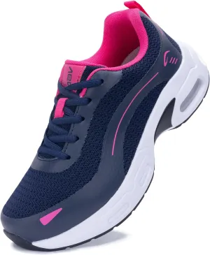 N BESUNEW Womens Walking Shoes for Plantar Fasciitis Arch Support Orthotic Tennis Sneakers Athletic Running Shoes US 6.5-11