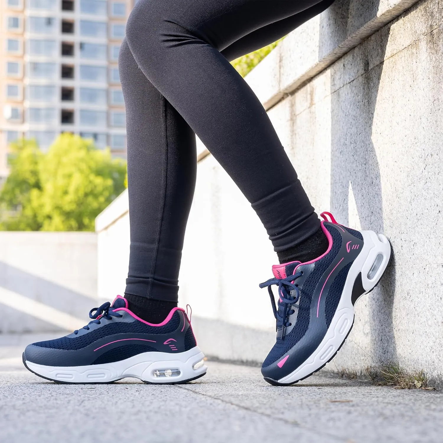 N BESUNEW Womens Walking Shoes for Plantar Fasciitis Arch Support Orthotic Tennis Sneakers Athletic Running Shoes US 6.5-11
