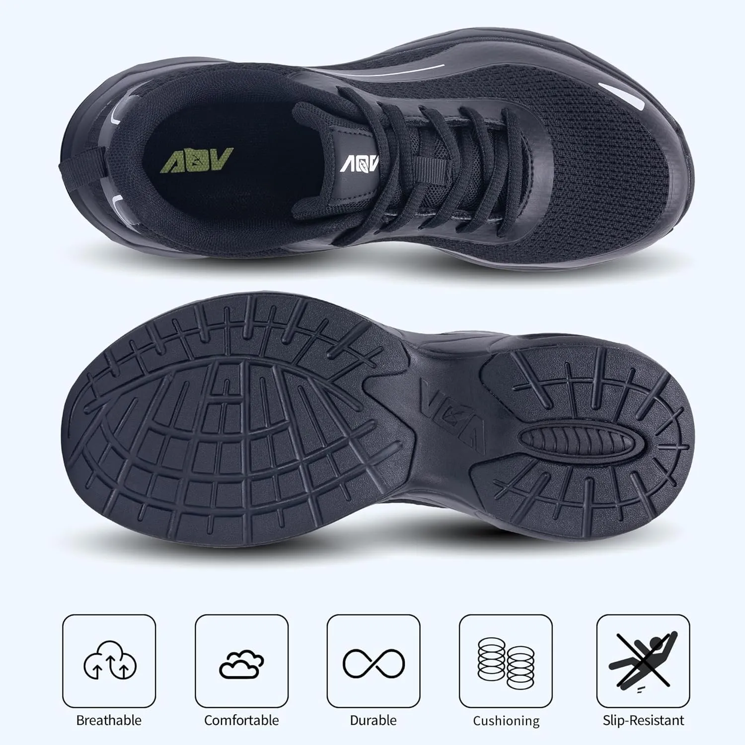 N BESUNEW Womens Walking Shoes for Plantar Fasciitis Arch Support Orthotic Tennis Sneakers Athletic Running Shoes US 6.5-11