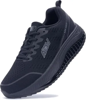 N BESUNEW Womens Walking Shoes with Arch Support Plantar Fasciitis Orthotic Running Sneakers Athletic Tennis Shoes for Foot Pain Relief US 6.5-11