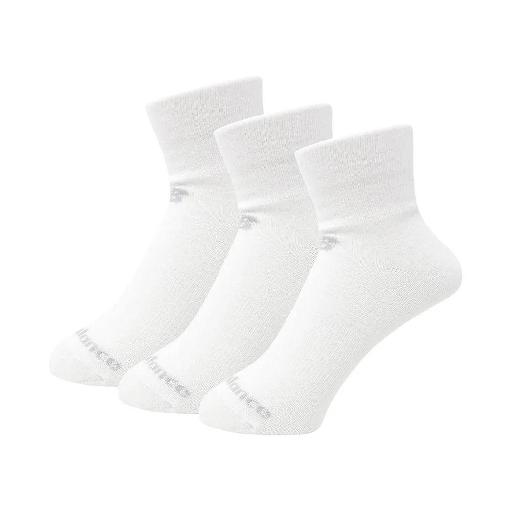 NB Performance Cotton Flat Knit Ankle Socks (3 Pack | 2 Colours)