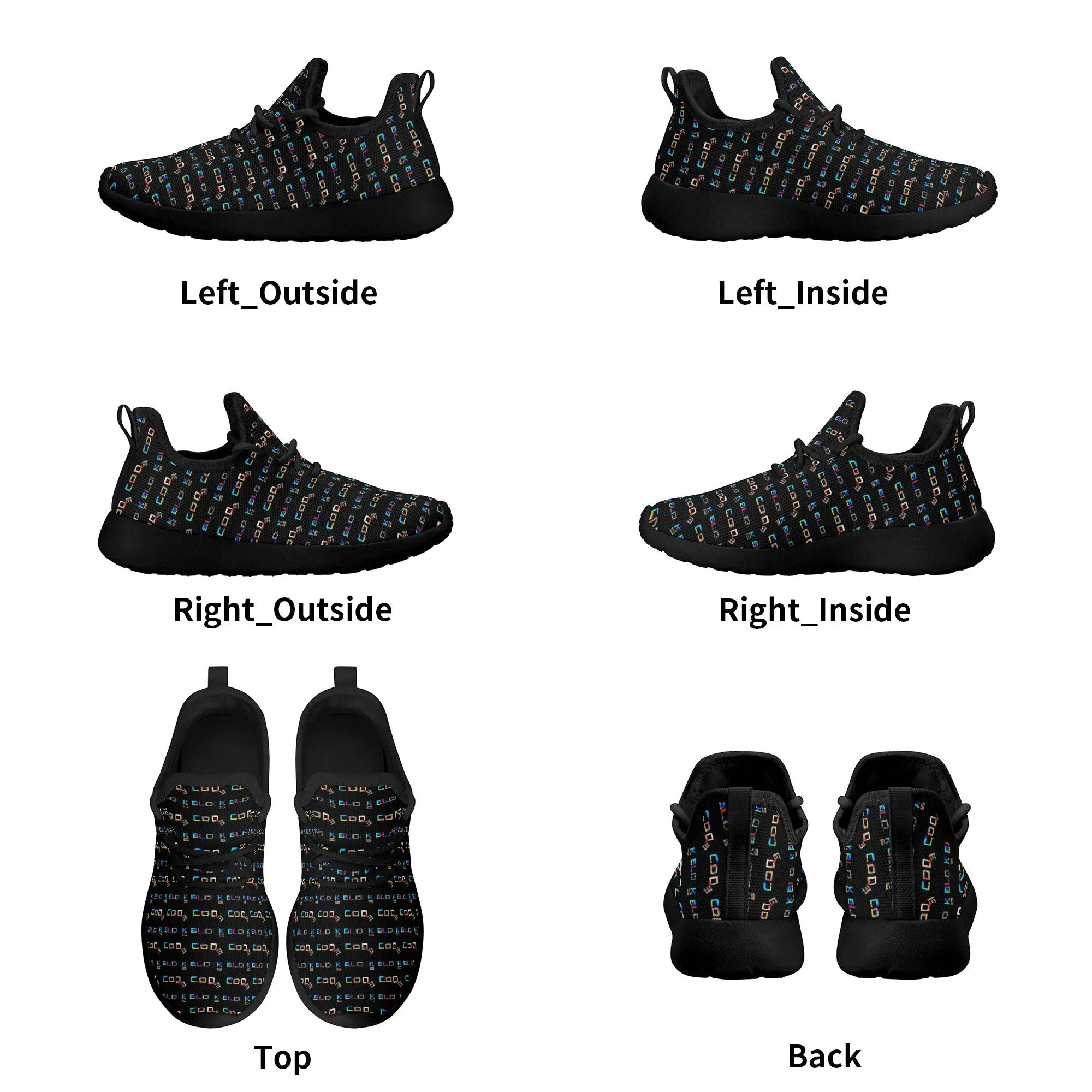 New Kids Mesh Knit Sneakers