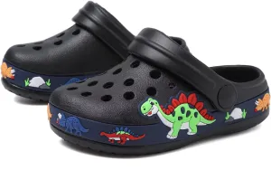 OHSNMAKSL Toddler Clog Slippers Garden Sandals Slip On Water Shoes Sneakers Cartoon Slides for Boys and Girls Children Beach Pool Shower