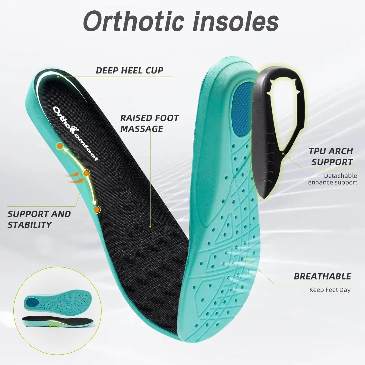 Orthopedic Shoes for Men Diabetic Wide: Comfortable Casual Arch Support Plantar Fasciitis Fashion Sneakers, Work Tennis Orthotic High Arch Swollen Feet Walking Shoes for Foot Heel Pain