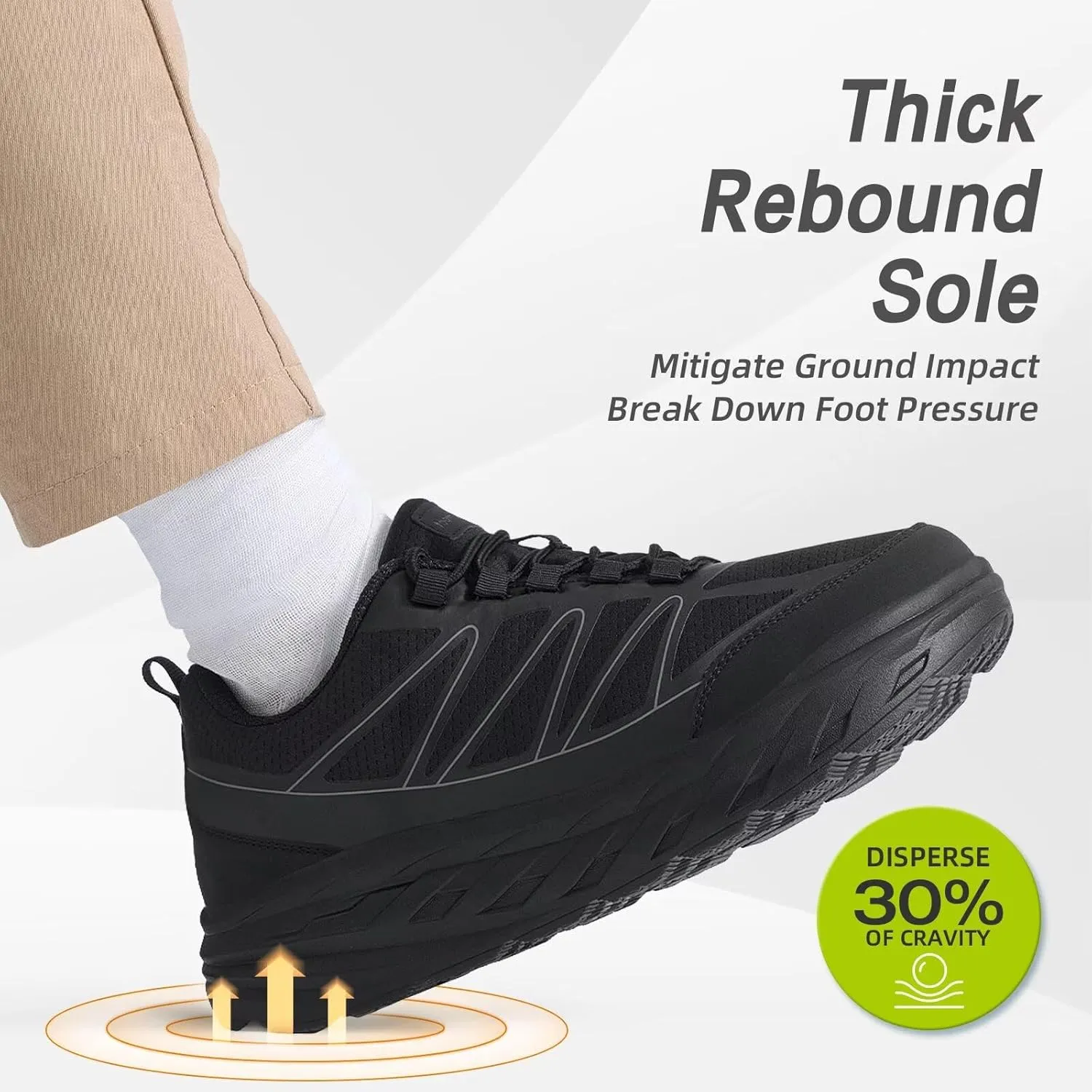 Orthopedic Shoes for Men Diabetic Wide: Comfortable Casual Arch Support Plantar Fasciitis Fashion Sneakers, Work Tennis Orthotic High Arch Swollen Feet Walking Shoes for Foot Heel Pain