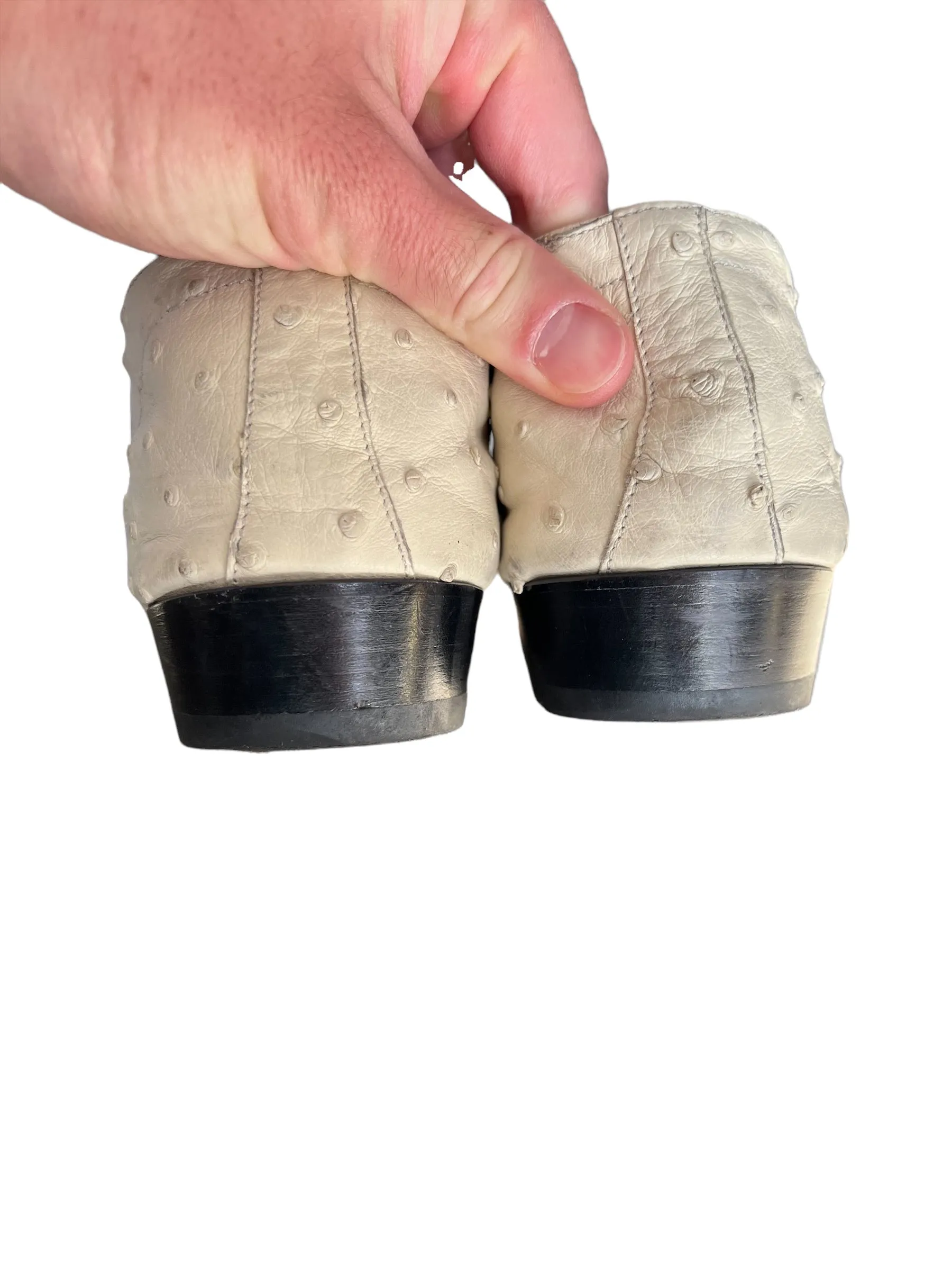 Ostrich Lace Up Derby