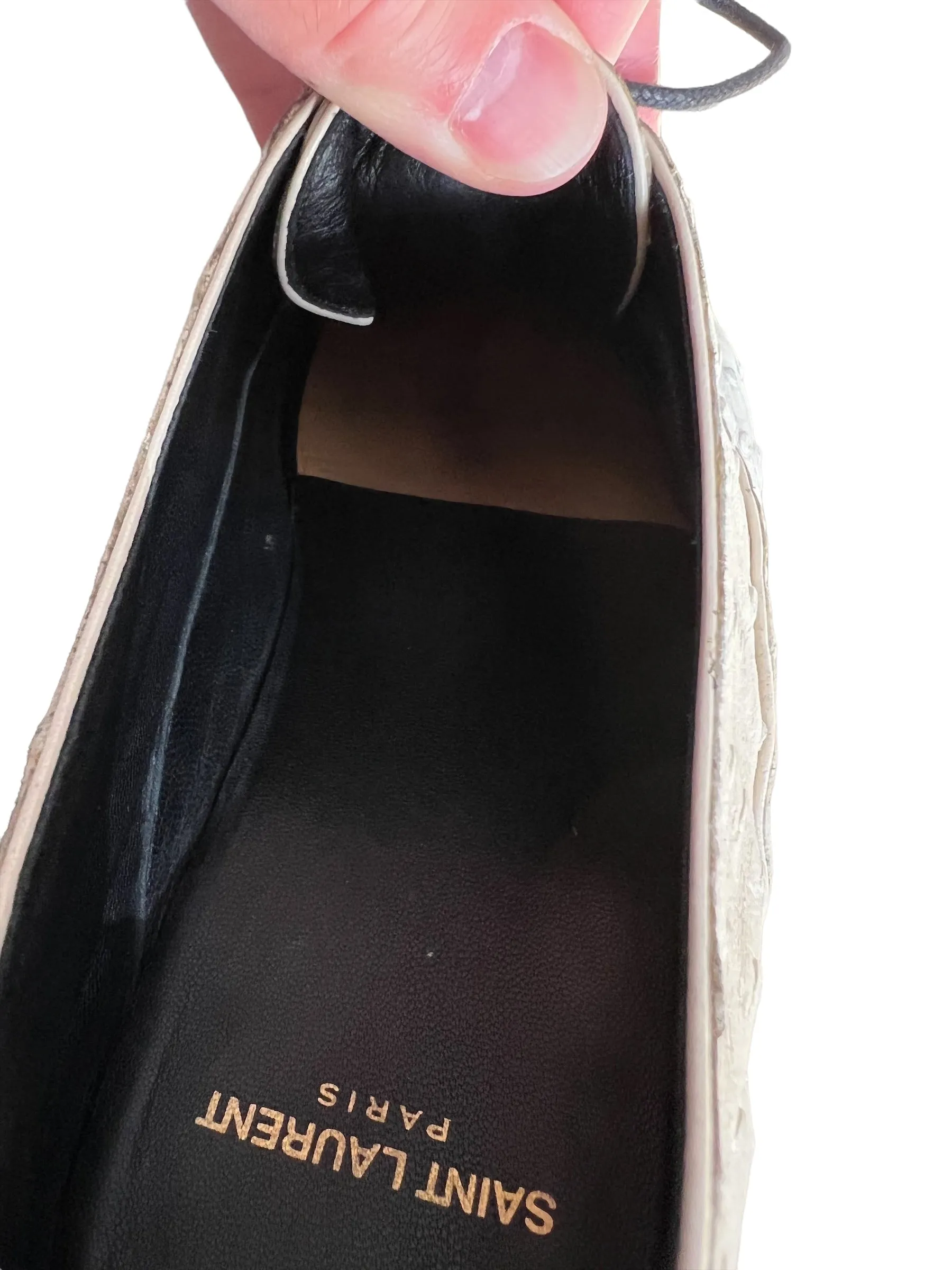 Ostrich Lace Up Derby