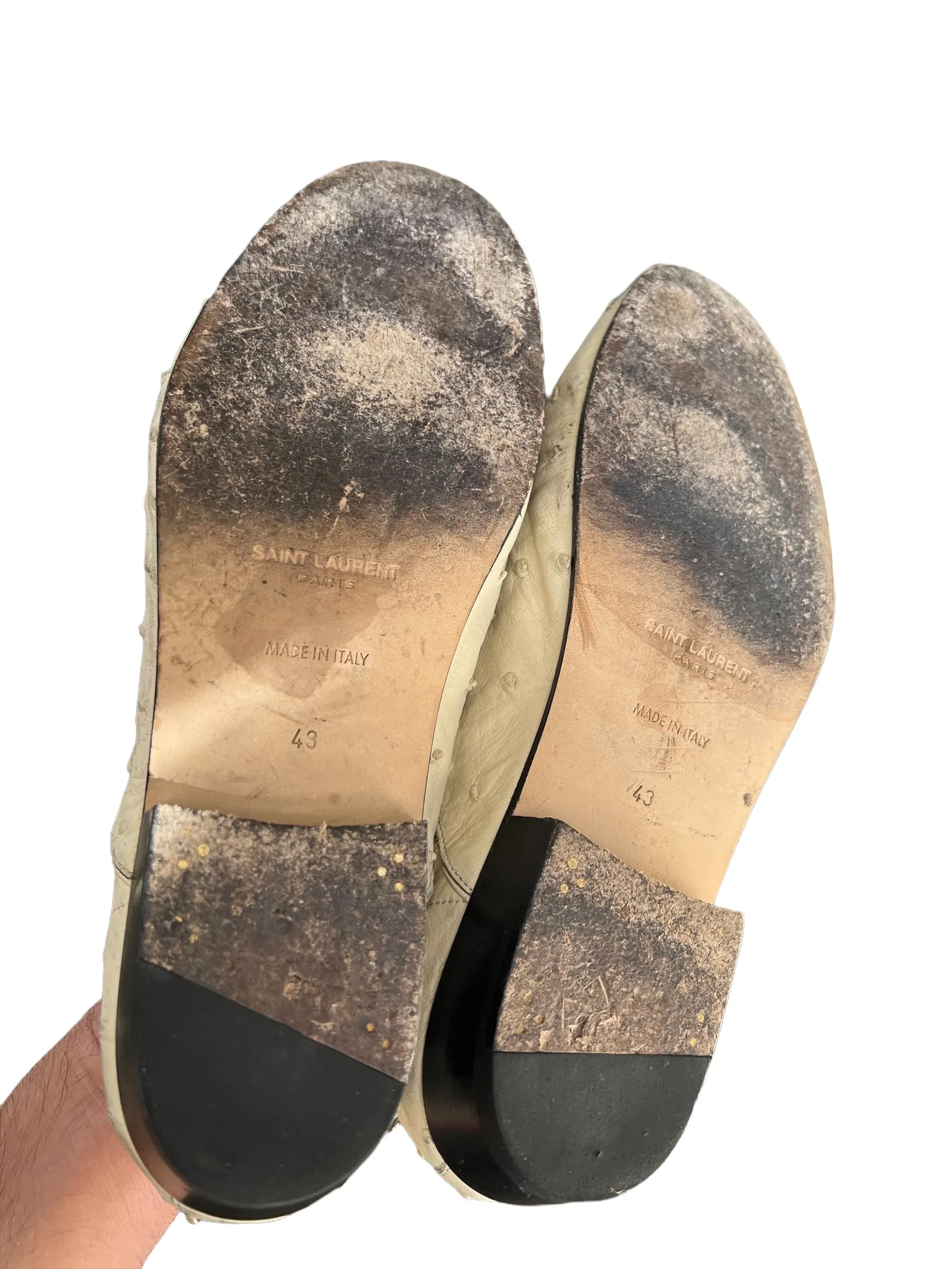 Ostrich Lace Up Derby
