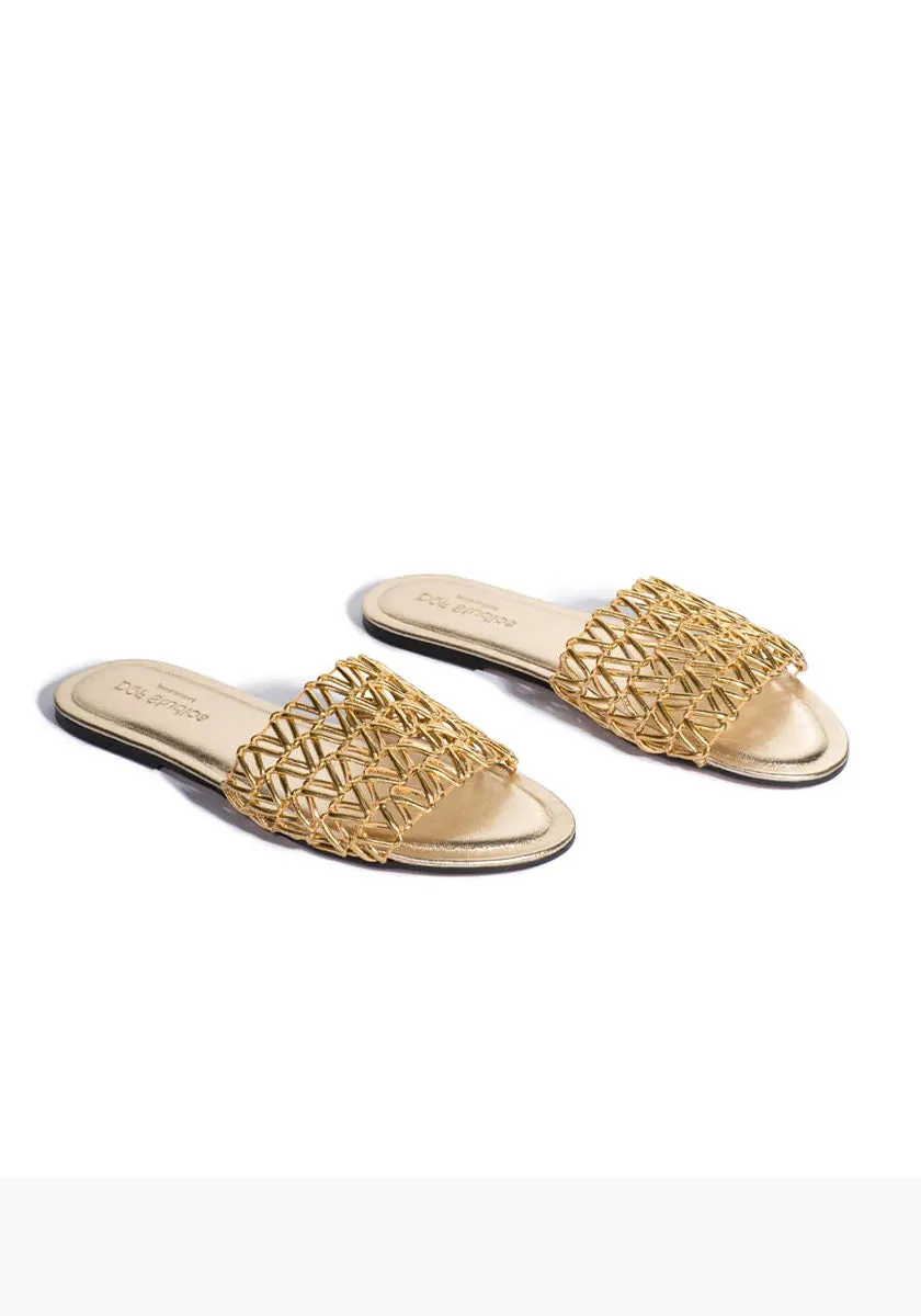 Overnight delivery Marcella Metallic - Limited stock Gold