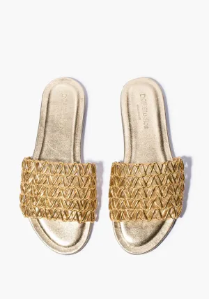 Overnight delivery Marcella Metallic - Limited stock Gold
