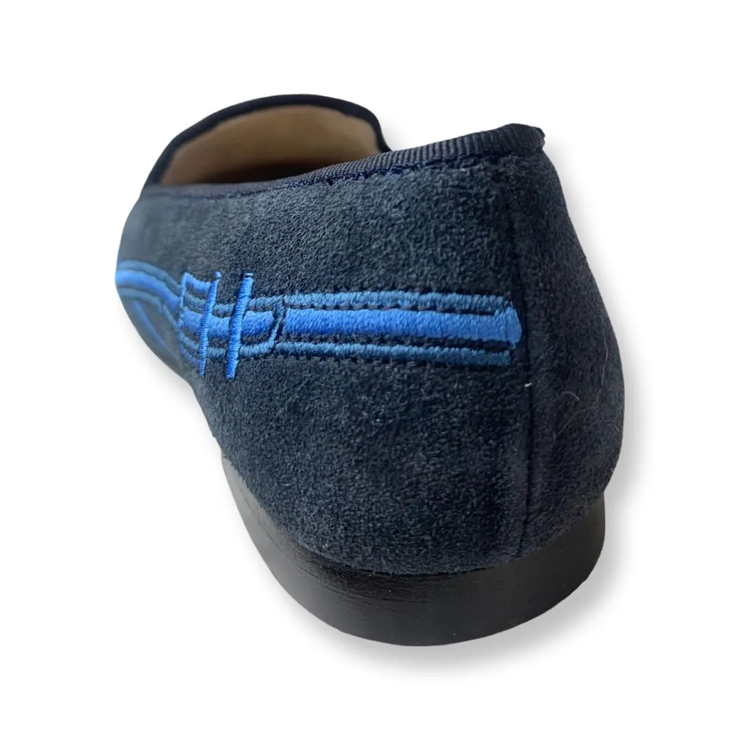 Pas CI3400 Blue Rope Loafer Girls